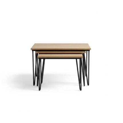 Krelontix Modern Nesting Coffee Table Set of 2 for Living Room Furniture